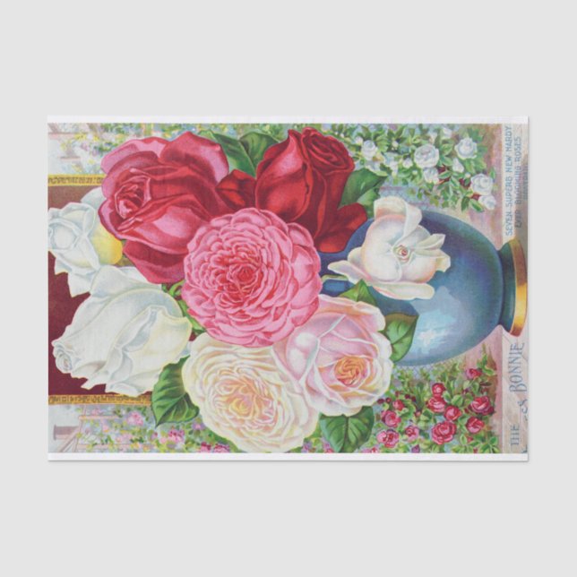 Princess Bonnie und Hardy Rose Antiquitätendruck Seidenpapier (Vorderseite)