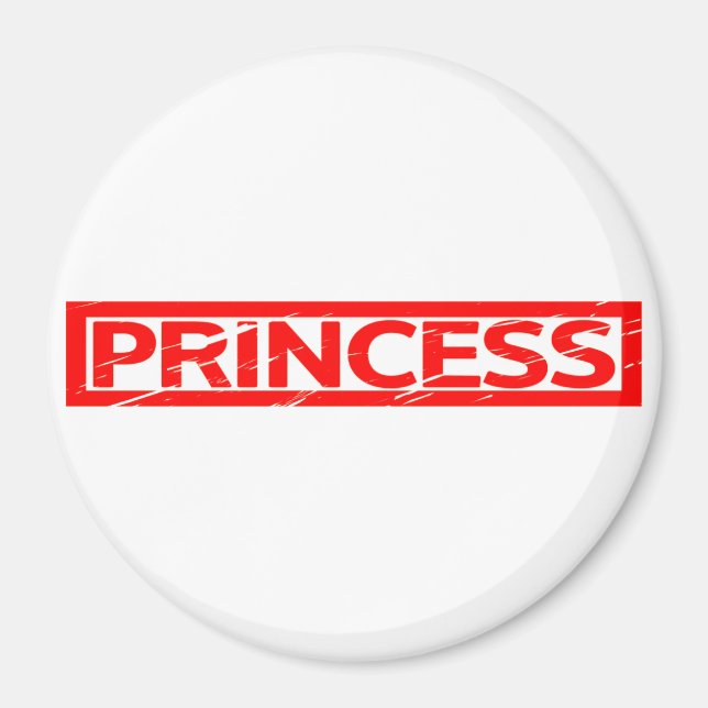 Princess-Briefmarke Magnet (Vorne)