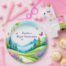 Princess Castle Birthday Party Paper Teller