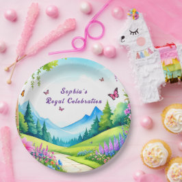 Princess Castle Birthday Party Paper Teller