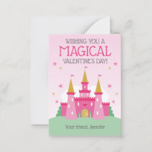 Princess Castle Classroom Valentine Cartes pour en