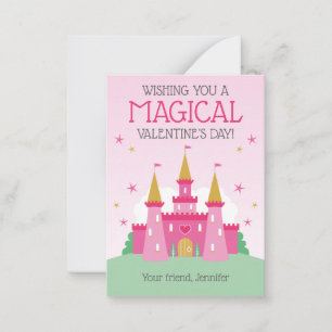 Princess Castle Classroom Valentine Cartes pour en