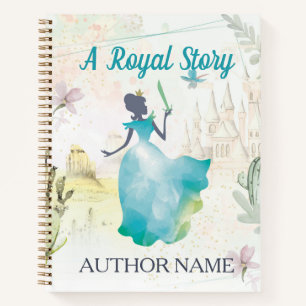 Princess Castle Fantasy Book Cover Notebook Notizbuch