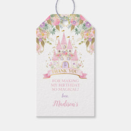 Princess Castle Favor Tags Geschenkanhänger