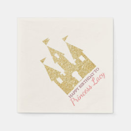Princess Castle Geburtstagsparty Serviette