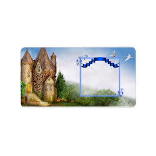 Princess Castle Hershey Miniatur Candy Wrapper Adressaufkleber