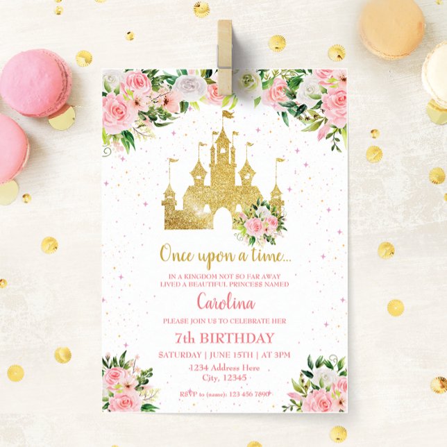 Princess Castle Invitation d'anniversaire (Créateur téléchargé)