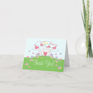 Princess Castle Vielen Dank Fold Card Dankeskarte