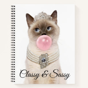 Princess Cat Blowblase Kaugummi Notizbuch