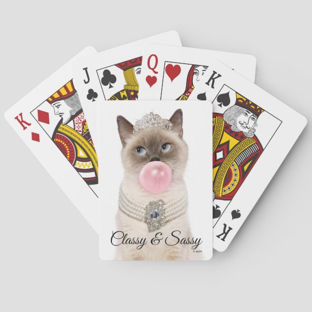 Princess Cat Blowblase Kaugummi Spielkarten (Rückseite)