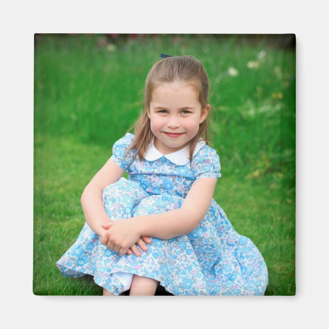 Princess Charlotte - 4. Geburtstag Magnet (Vorne)