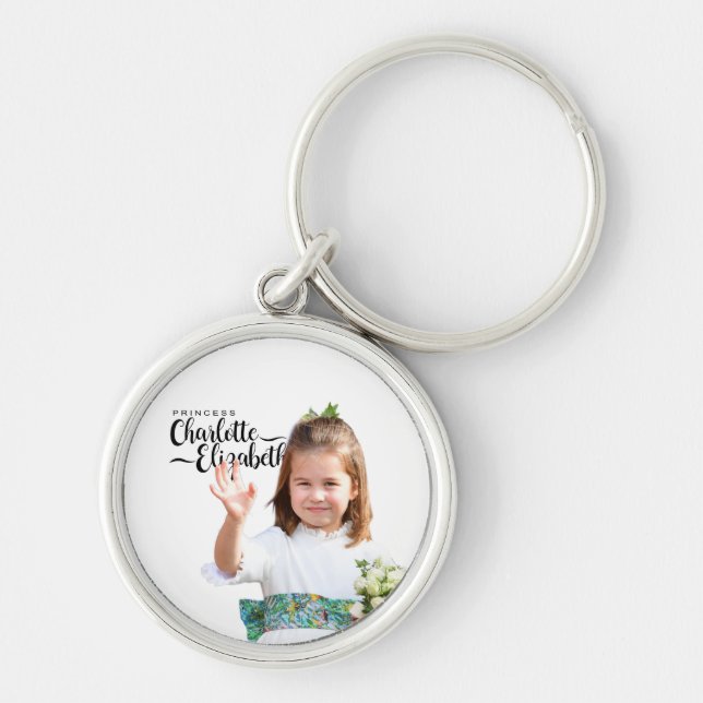 Princess Charlotte Elizabeth 6. Geburtstagsmagnet Schlüsselanhänger (Vorne)