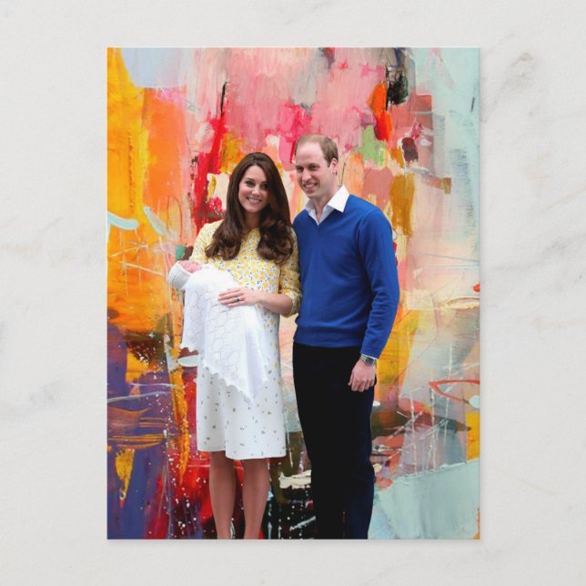 Princess Charlotte Elizabeth Diana Postkarte (Vorderseite)