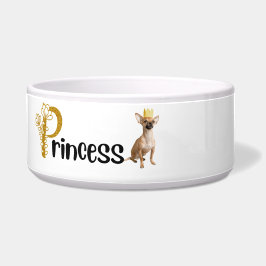 Princess Chihuahua - Hunde Keramik Napf