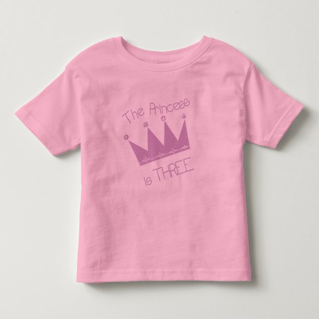 Princess Crown 3e Anniversaire Tshirts et cadeaux (Devant)