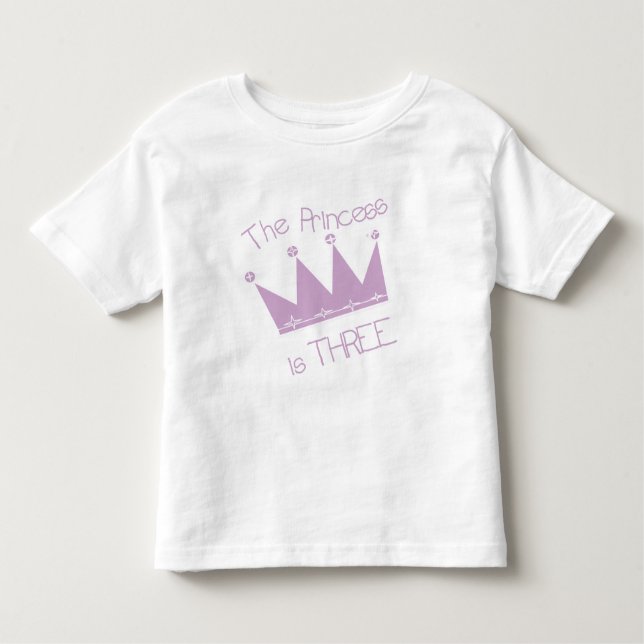 Princess Crown 3e Anniversaire Tshirts et cadeaux (Devant)