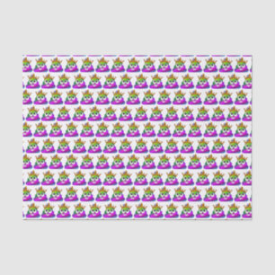 Princess Crown Rainbow Emoji Kackte Seidenpapier