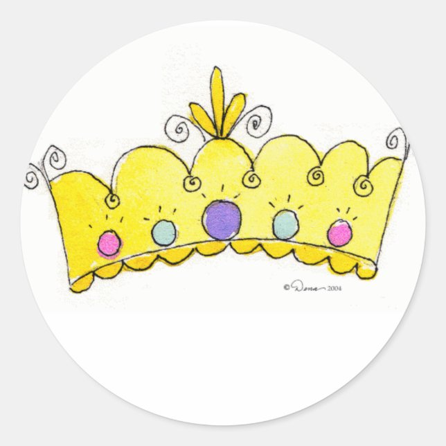 Princess Crown Stickers (Vorderseite)