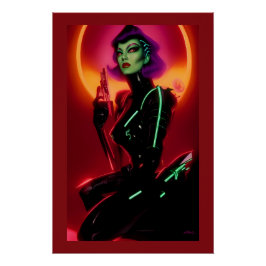 Princess Cybrella at the Cyberpunk Ball Poster