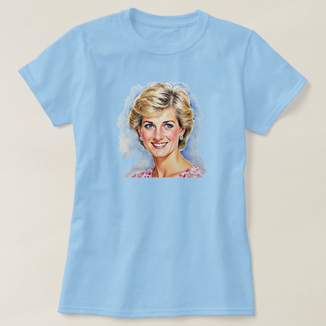 Princess Diana of England, Princess of Wales T-Shirt (Design vorne)