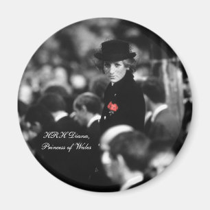 Princess Diana - Poppy Magnet