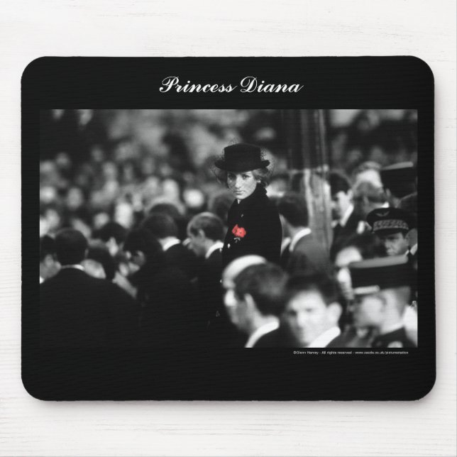 Princess Diana - Poppy Mousepad (Vorne)