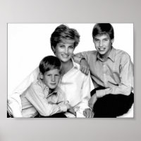 Princess Diana und Söhne