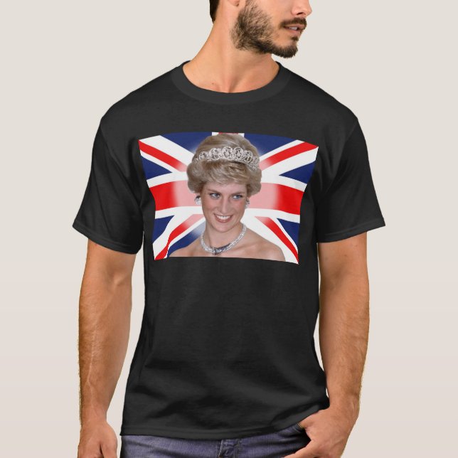 Princess Diana Union Jack T-Shirt (Vorderseite)