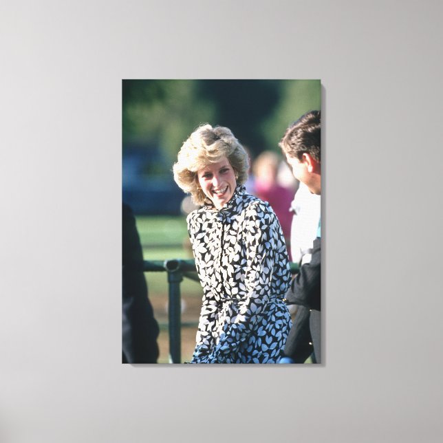 Princess Diana Windsor 1985 Leinwanddruck (Vorderseite)