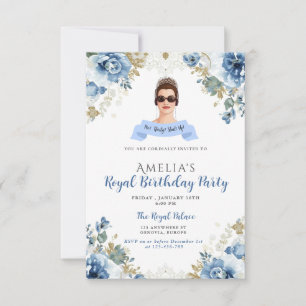 Princess Diaries 30. Geburtstag Millennial-Einladu Einladung