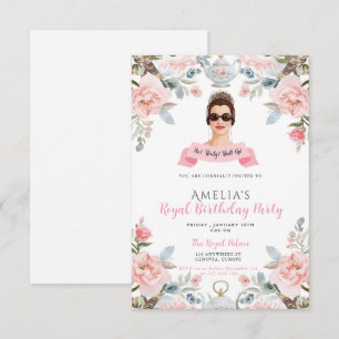 Princess Diaries 30. Geburtstag millennial Einladu Einladung