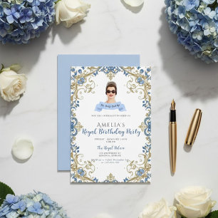 Princess Diaries 30. Geburtstag Millennial-Einladu Einladung
