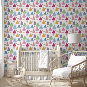 Princess Dress Fairytale Girl Kinderzimmer Schlafz Tapete