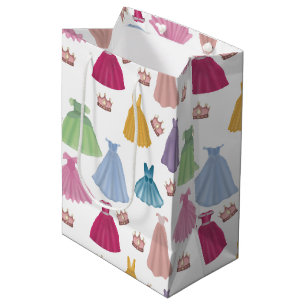 Princess Dress Mairytale Little Girl Pattern Mittlere Geschenktüte