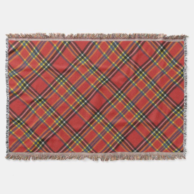 Princess Elizabeth Original Scottish Tartan Decke (Vorderseite)