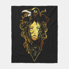 Princess Embraced by a Crow Fleecedecke