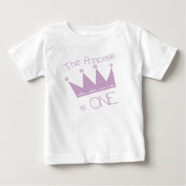 Princess First Birthday Baby T-shirt