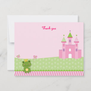 Princess Frog Castle Flat Merci Cartes de notes