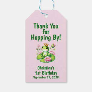 Princess Frog danke Ihnen zum Geburtstag Geschenkanhänger
