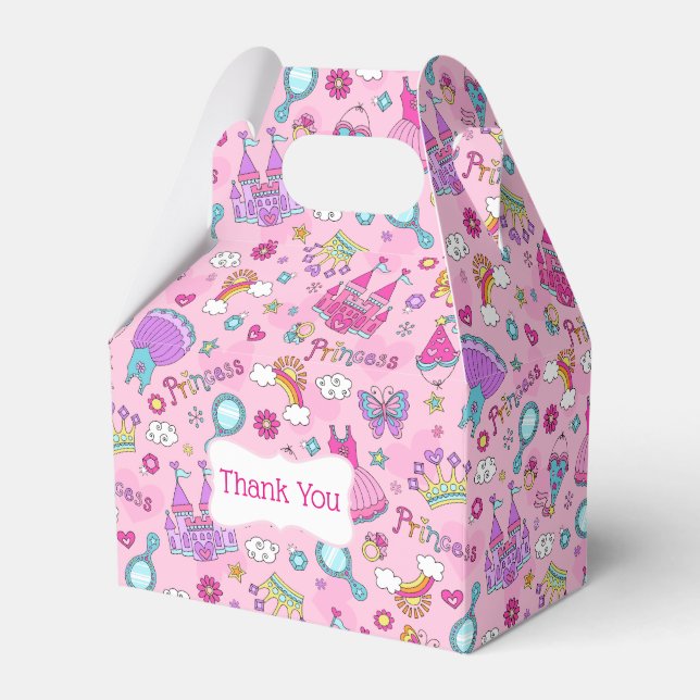 Princess Gable Favor Box Geschenkschachtel (Vorderseite)