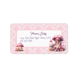 Princess Girl Address Adressaufkleber