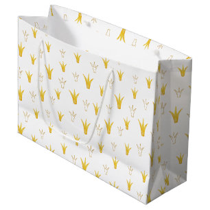 Princess Gold Crown Große Geschenktüte