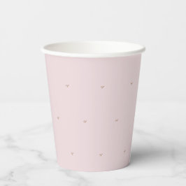 Princess Gold Pink Girl Baby Shower Pappbecher