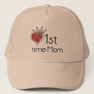 Princess Heart 1st Time Mama Tshirts und Geschenke Truckerkappe