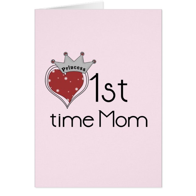 Princess Heart 1st Time Maman Tshirts et cadeaux (Devant)