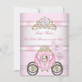 Princess Hübsch Baby Dusche Niedliche Girl Carriag Einladung