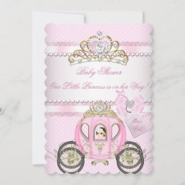 Princess Hübsch Baby Dusche Niedliche Girl Carriag Einladung