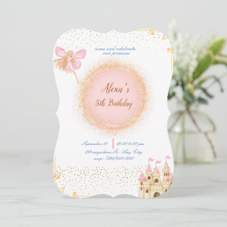 Princess in Prink Birthday Einladung