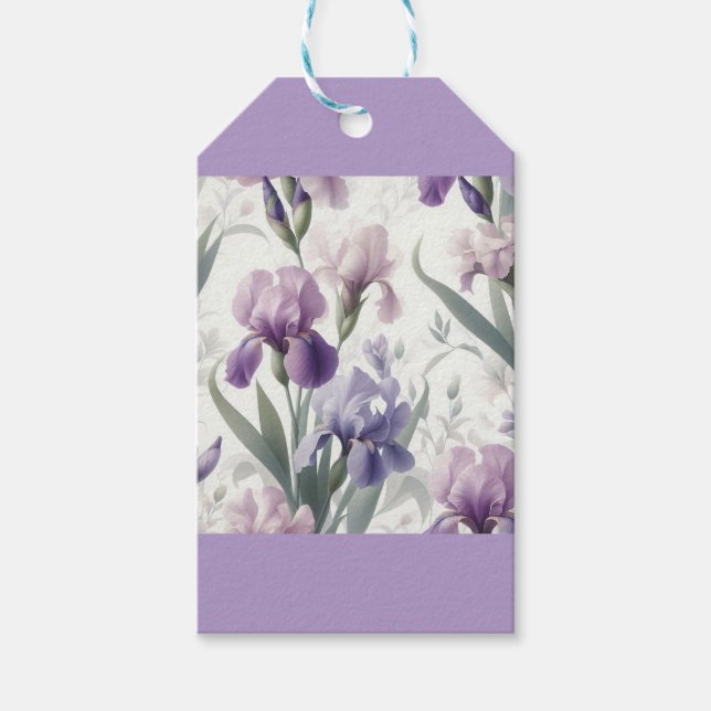 Princess Iris gift tag Geschenkanhänger (Vorderseite)