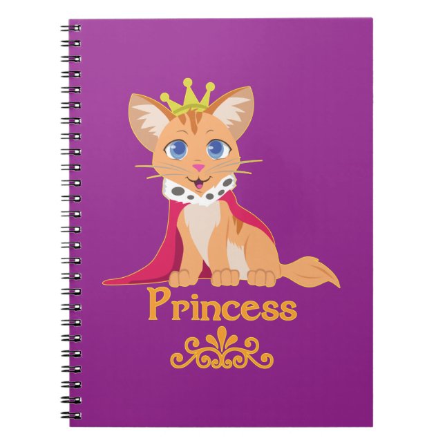 Princess Kitten Notizblock (Vorderseite)